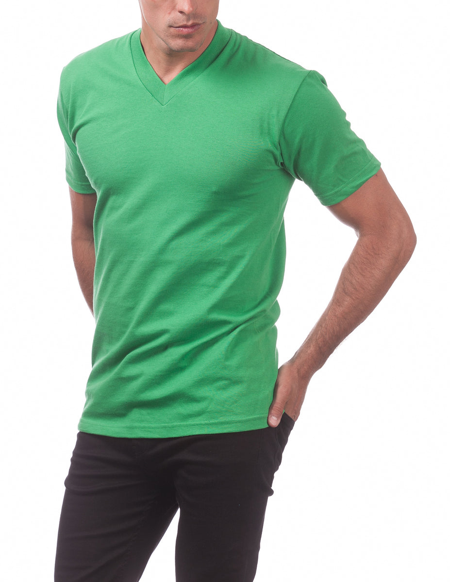 15 KELLY GREEN V-NECK S/S – Hi-Lee Discount