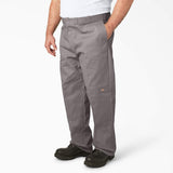 Dickies -MENS DOUBLE KNEE TWILL PANT LOOSE (85283)-SILVER