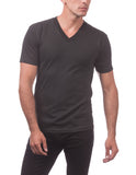 02 BLACK V-NECK S/S