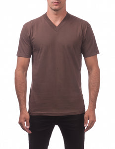 12 BROWN V-NECK S/S