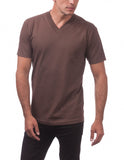 12 BROWN V-NECK S/S