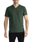 13 FOREST GREEN V-NECK S/S