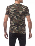 29 GREEN CAMO V-NECK S/S