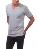 04 HETHER GREY V-NECK S/S