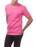 23 HOT PINK V-NECK S/S