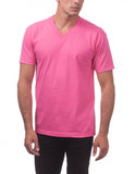 23 HOT PINK V-NECK S/S