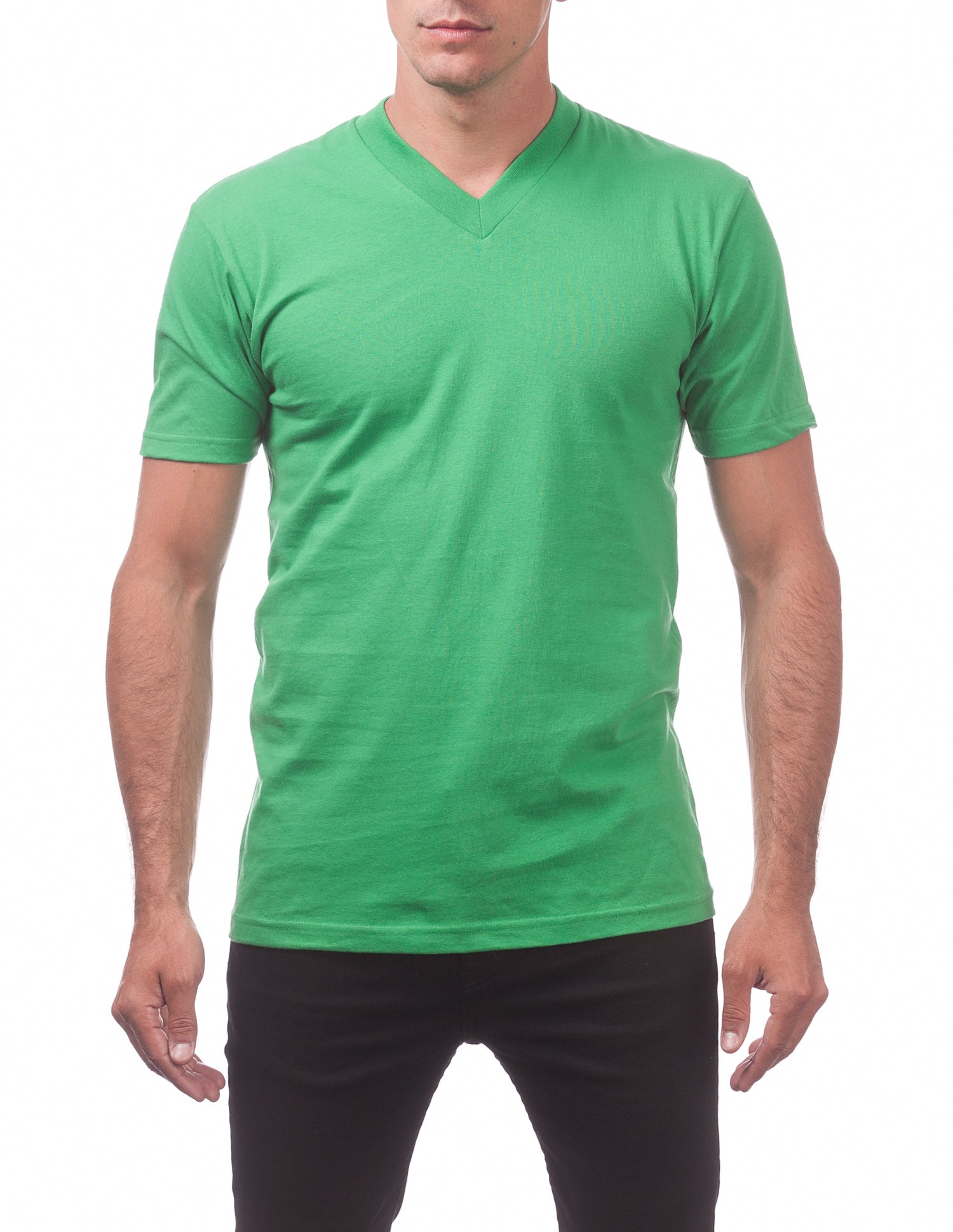 15 KELLY GREEN V-NECK S/S – Hi-Lee Discount