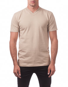 20 KHAKI V-NECK S/S