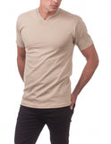 20 KHAKI V-NECK S/S