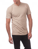 20 KHAKI V-NECK S/S