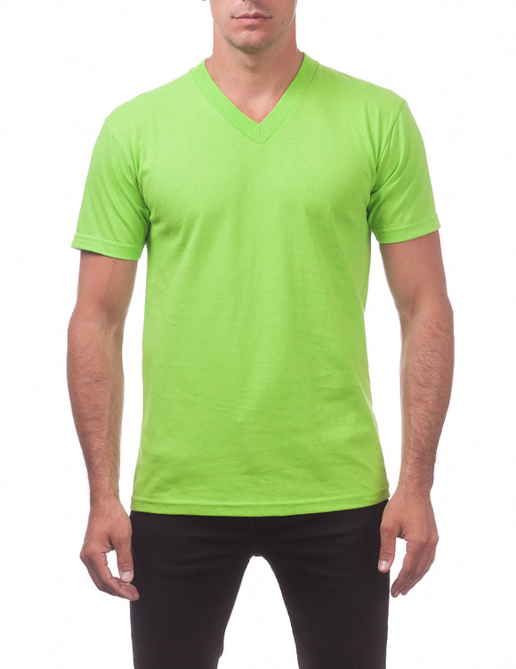 28 LIME V-NECK S/S