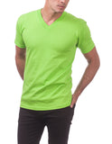 28 LIME V-NECK S/S