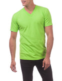 28 LIME V-NECK S/S