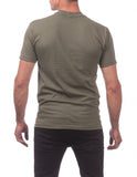 14 OLIVE GREEN V-NECK S/S