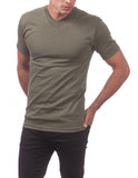 14 OLIVE GREEN V-NECK S/S