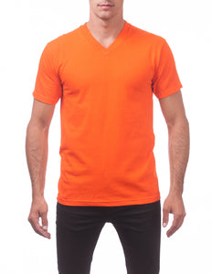 16 ORANGE TAN V-NECK S/S