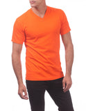 16 ORANGE TAN V-NECK S/S