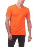 16 ORANGE TAN V-NECK S/S