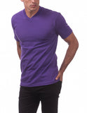 21 PURPLE V-NECK S/S