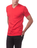 05 RED V-NECK S/S