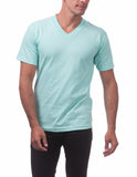 18 SEA FOAM GREEN V-NECK S/S