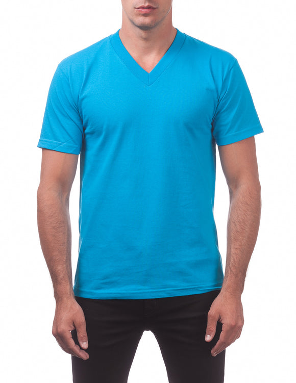 24 TURQUOISE V-NECK S/S