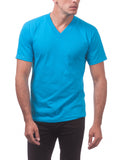 24 TURQUOISE V-NECK S/S