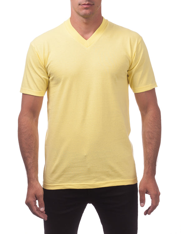 27 YELLOW V-NECK S/S