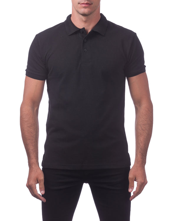 02 BLACK POLO S/S