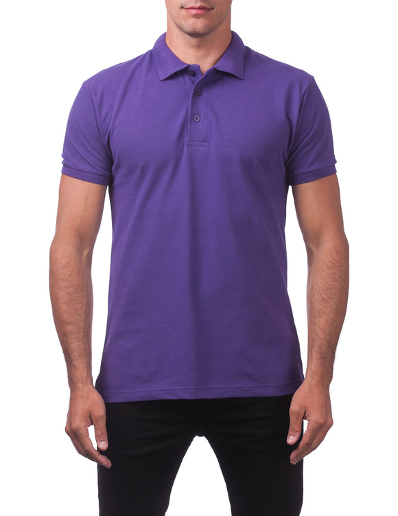 21 PURPLE POLO S/S