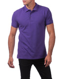 21 PURPLE POLO S/S