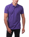 21 PURPLE POLO S/S