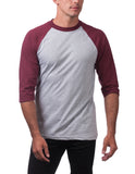 49 H.GREY/MAROON BASE-T