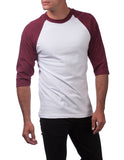 19 WHITE/MAROON BASE-T