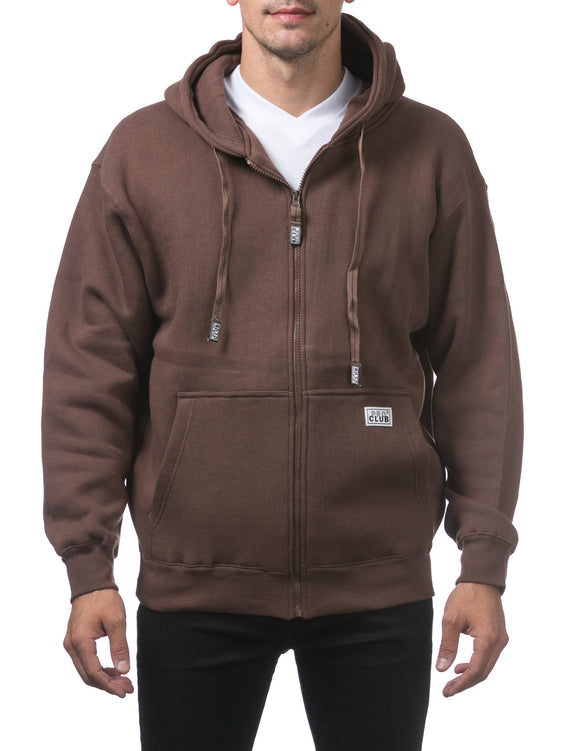 12 BROWN ZIP-SW