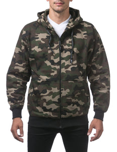 10 GREEN CAMO ZIP-SW