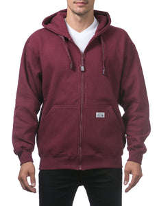 09 MAROON ZIP-SW