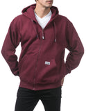 09 MAROON ZIP-SW