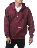 09 MAROON ZIP-SW