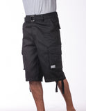 02 BLACK TW-CARGO SHORTS