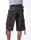 34 BLACK CAMO TW-CARGO SHORTS