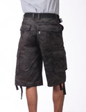 34 BLACK CAMO TW-CARGO SHORTS