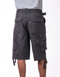 07 CHARCOAL TW-CARGO SHORTS