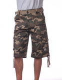 10 GREEN CAMO TW-CARGO SHORTS