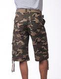 10 GREEN CAMO TW-CARGO SHORTS